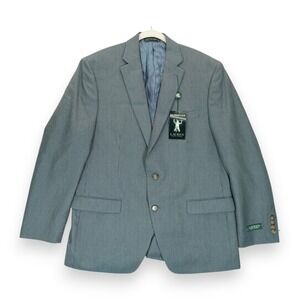 NWT‎ Lauren Ralph Lauren Men's Sport Coat Blazer Two Button Gray 43R MSRP $295
